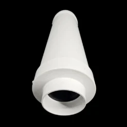 Silencer - round - white - 51mm/2"