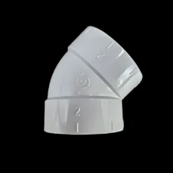 PVC elbow 45° sleeve-sleeve 51mm/2"