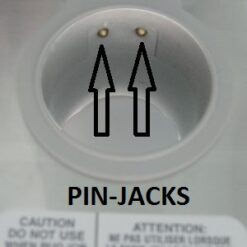 Alternative view of Stofzuigcontact AV - metaal - wit - pinjack