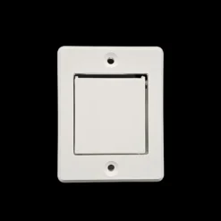 Discharge grille for facade - EF - white