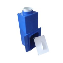 Hide-a-Hose flush-mounted box - solid wall