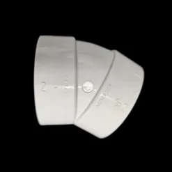 PVC elbow 30° - socket-sleeve - white