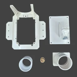 Hide-a-Hose mounting plate - hollow wall