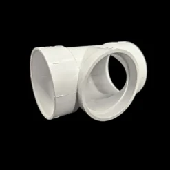 PVC tee 90° angled - flange - 51mm/2"