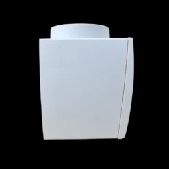 Surface mounted socket square - pin jack - white